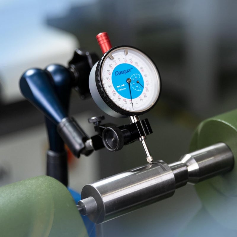 Dasqua Industrial-Strength Magnetic Base Indicator Holder with Fine Adjustment, Heavy Duty dial gage Holder with Swivel clamp, 176lb/80kg Max Pull - Image 5